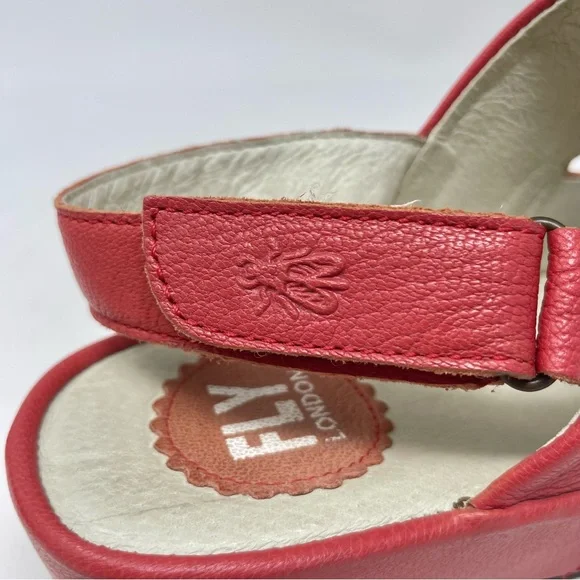 🍒🍊FLY London Vibrant Red & Orange Women’s Shoes – Style Meets Comfort🍊🍒 - Picture 5 of 9